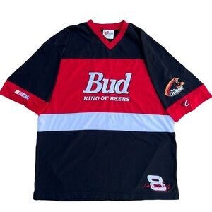 Chase Authentics - Bud King of Beers Dale Earnhardt, Jr. NASCAR Shirt - XL
